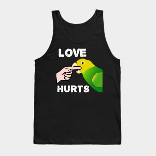 Love Hurts Double Yellow Headed Amazon Parrot Tank Top